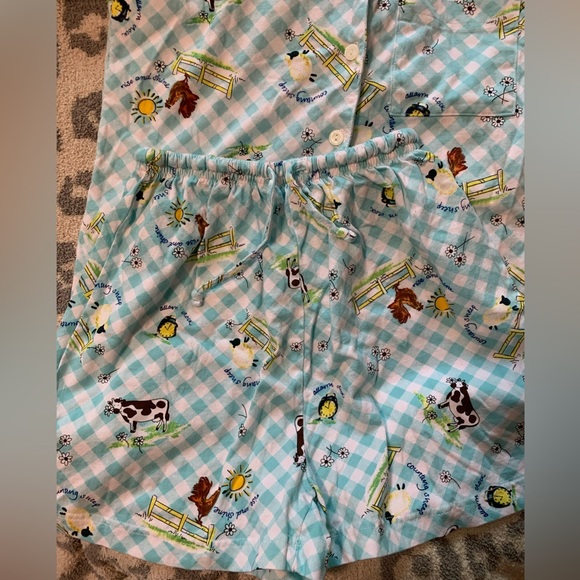🆕 nwt womens farm animal pajama set - Picture 2 of 7